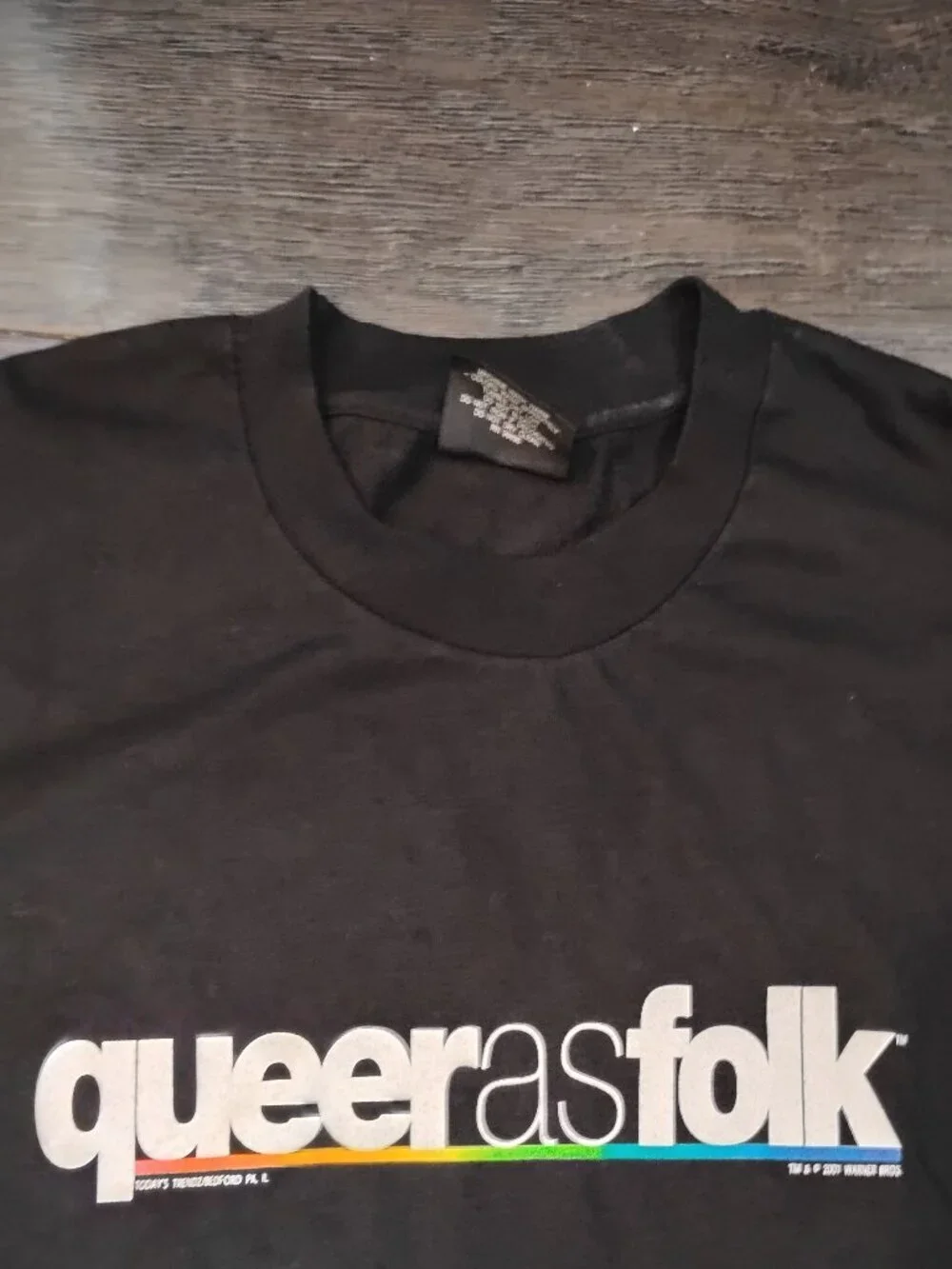 Vintage Queer As Folk St. Louis Pridefest Volunteer T-Shirt